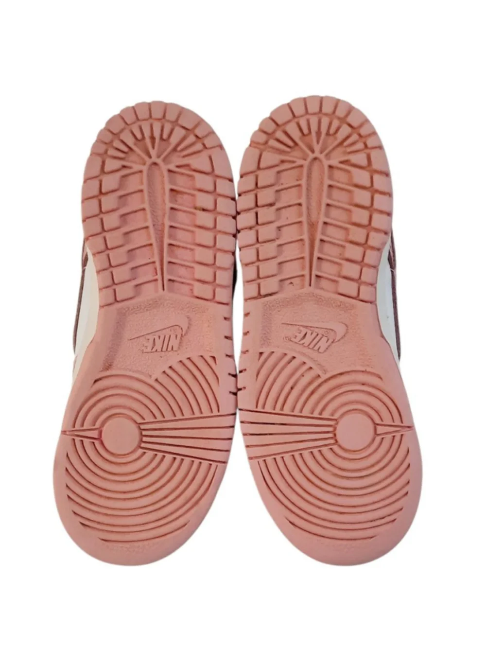 Toddler's Nike Dunk Low White/ Pink Glaze-Pomegrante (HV0929 100) Size 10C